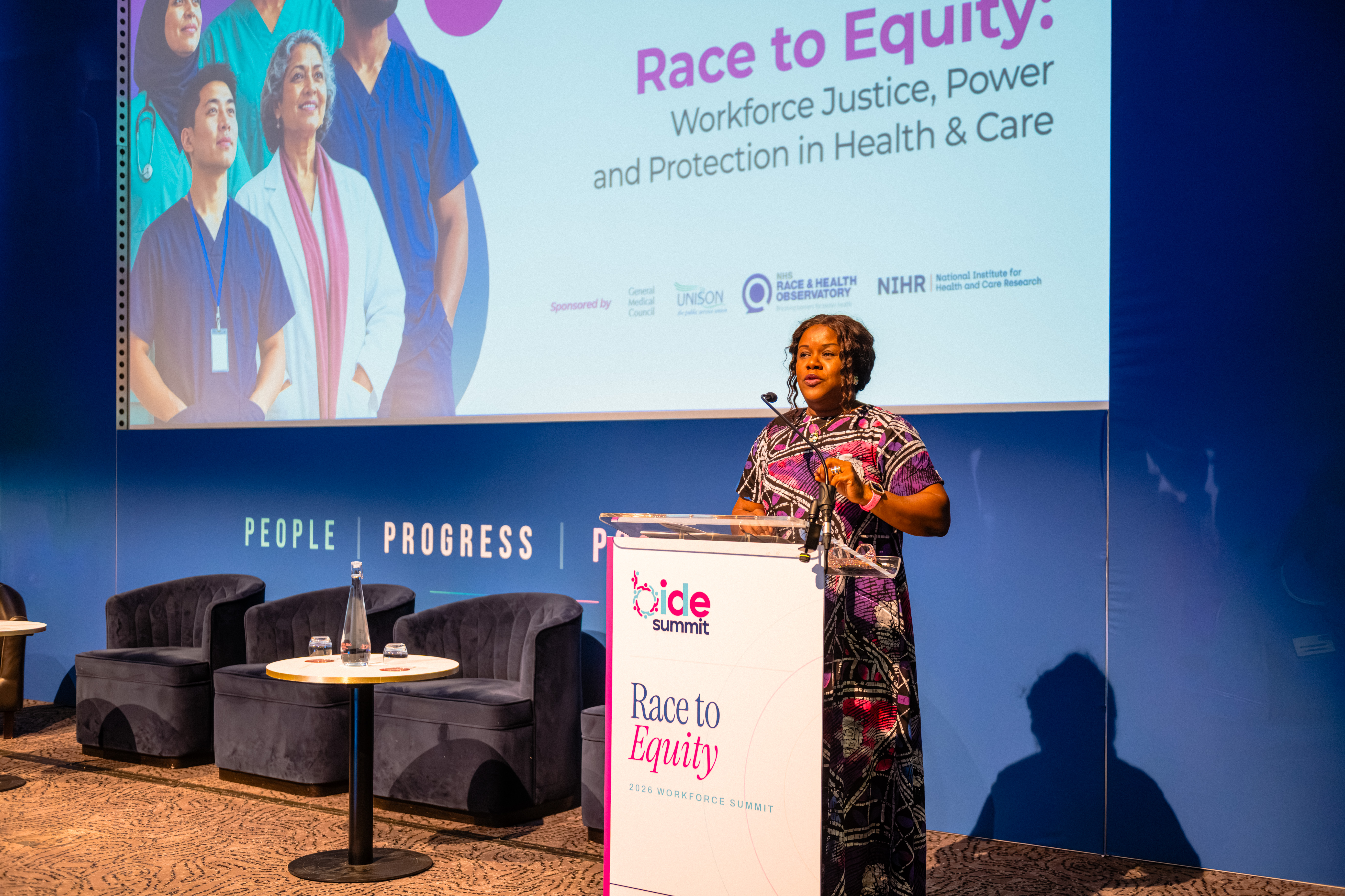 B.I.D.E Summit opening address at the summit lectern
