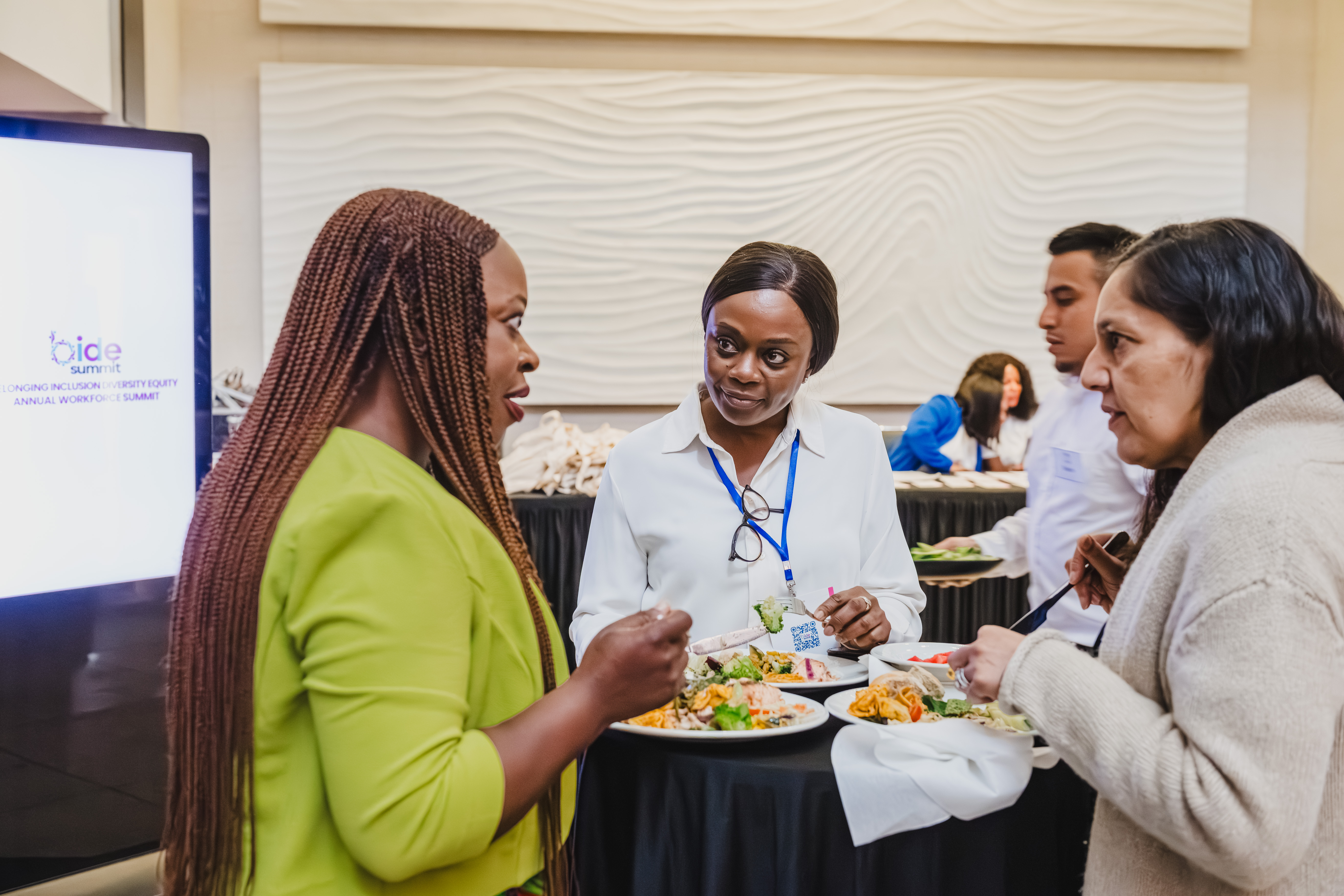 B.I.D.E summit conversations during the networking lunch